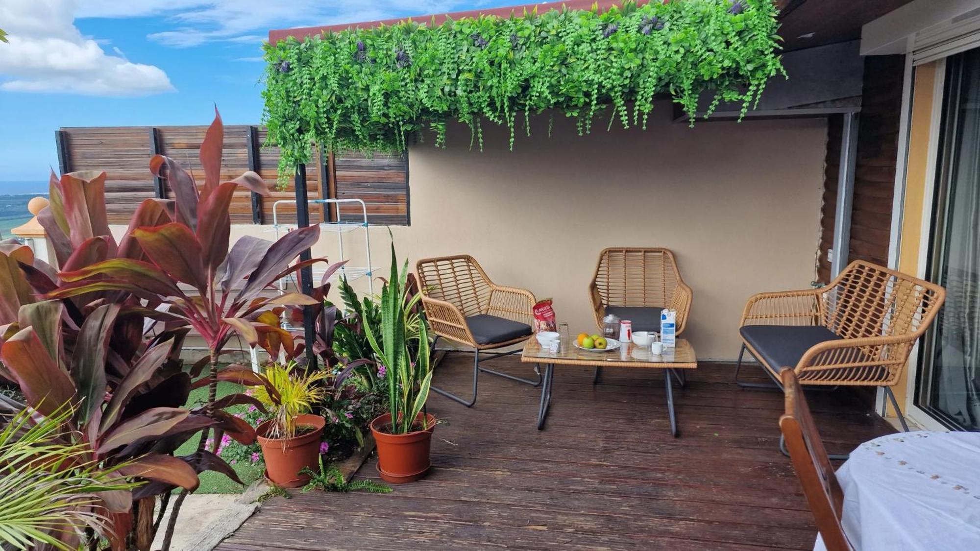 Appartement Avec Vue Sur Mer A Saint Paul 50 M² Terrasse Exterior photo